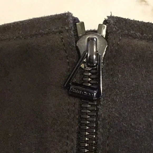 Jimmy Choo Gray Suede Heel Boots - Picture 14 of 16